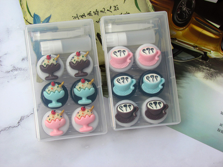 Mini set with contact lens cases XF3893, 3pcs