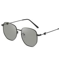 Очки металлические фотохромные с защитой от синего света 9803-GT