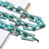 Акриловая цепочка для очков с овальными звеньями, разные цвета GB078