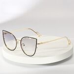 Солнцезащитные металлические очки с защитой UV400 9701-2-GT