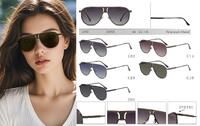 Polarized metal sunglasses for women Leke LK34058