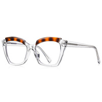 Очки женские модные  в стиле брови оправа пластиковая, материал TR-90+CA (флекс!) FOCUS FCS2122