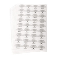 Наклейка прозрачная для определения расстояния между зрачками и высоты зрачка, набор из 216 штук