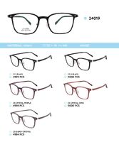 Plastic Ultem eyeglasses frame 24019