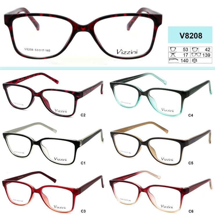 Plastic eyeglass frame VIZZINI V8208