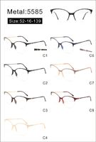 Оправа металлическая полуободковая с мягким носоупором и флексом 5585-DA