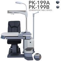 Ophthalmologist workstation, combined table + chair PK-199AB, tabletop 1000*490 mm