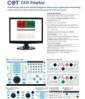 Светодиодный экранный проектор (панель) знаков COT-LedDisplay
