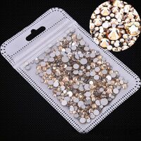 Set of rhinestones with flat bottom for decorating frames and glasses, 39 colors, PD0006