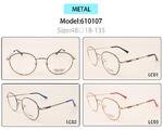 Metal eyeglasses frame for kids with spring hinges Nano Bimbo 610107 (item in stock)