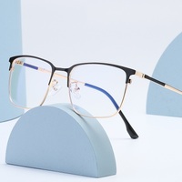 Blue Block metal TR90 glasses with blue light protection F2017