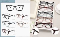 Plastic acetate frame for women, with spring hinges Big City MG6855A