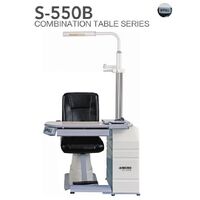Ophthalmologist workstation, combined table + chair S-550B, tabletop 1020*480 mm