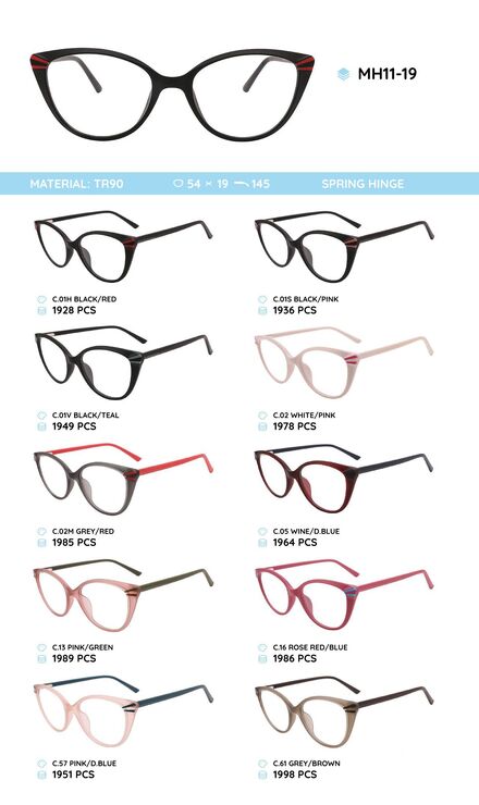 TR90 plastic frame for glasses MH11-19