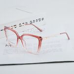 TR90 plastic frame or glasses with blue light protection, with spring hinges FA87133