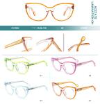 Plastic frames for glasses, acetate lamination Big City CH3204