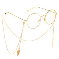 Metal non-slip chain, with sheet, for glasses and masks GL352