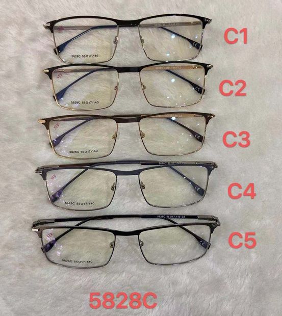 Оправа для очков мужская металлическая с флексом 5828C