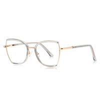 Metal + TR90 plastic Blue Blocker glasses frame for women with UV and blue light protection lenses More FCS3158