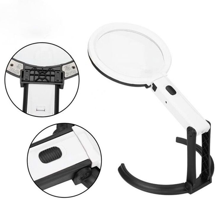 Tabletop magnifying glass with backlight 3B-1D-XX, magnification: 1,8X, 5X