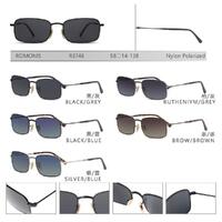 Polarized metal sunglasses with nylon lenses for men Romonis R3746-R
