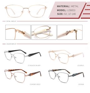 Metal frame with spring hinges LE8853-DA