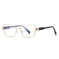 Metal + TR90 plastic Blue Blocker glasses frame for women with UV and blue light protection lenses More FCS3169