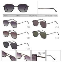 Polarized metal sunglasses for women Leke LK34063