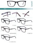 Plastic frames for glasses, acetate material Big City G18113