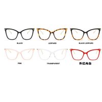 Очки пластиковые женские с защитой от синего света 2460-8011-97152-PN