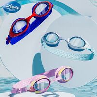 Очки для плавания детские (3-14 лет) водонепроницаемые с защитой от запотевания, с шапочкой, HE22604 A20383-YU