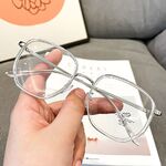 Очки металлические с защитой от синего света KY1216, с футляром и без