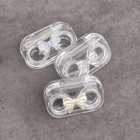 Mini soft contact lens XF206透明蝴蝶结