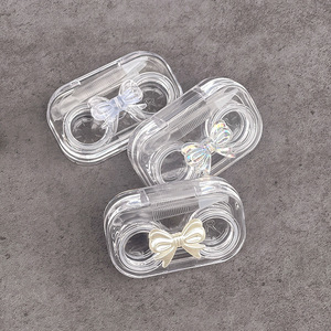 Mini soft contact lens XF206透明蝴蝶结