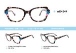 Plastic acetate eyeglasses frame for women WD4249