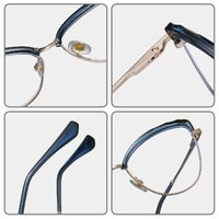 Combined frame (metal + TR90) or glasses with blue light protection, with spring hinges FA87274