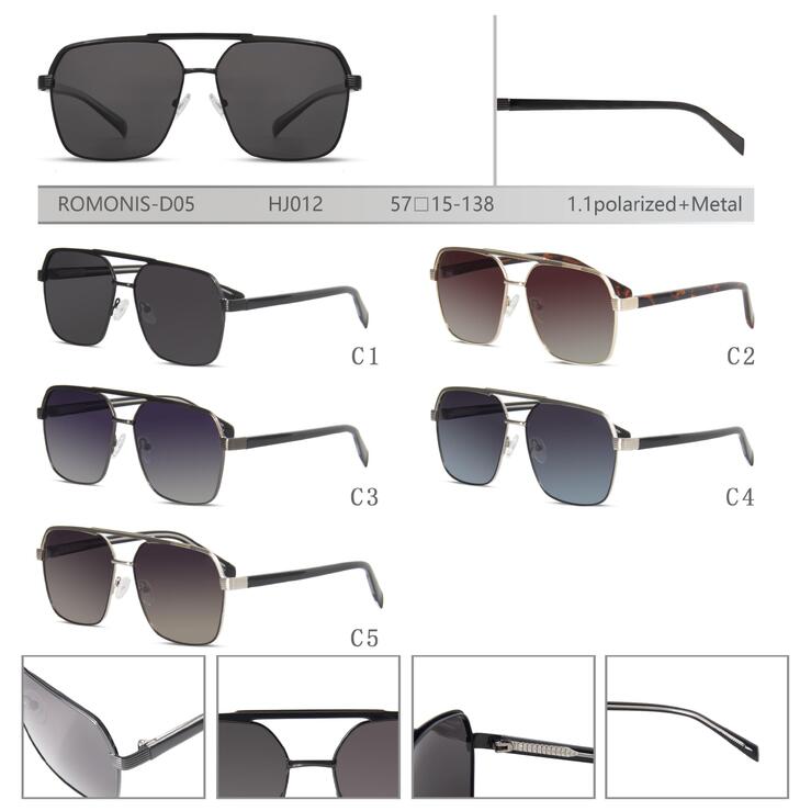 Polarized metal sunglasses for men Romonis HJ012-R