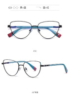 Metal frame with blu-blocker lenses MORE 3018