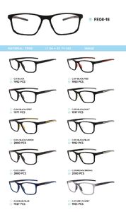 TR90 plastic eyeglasses frame for men FE08-18
