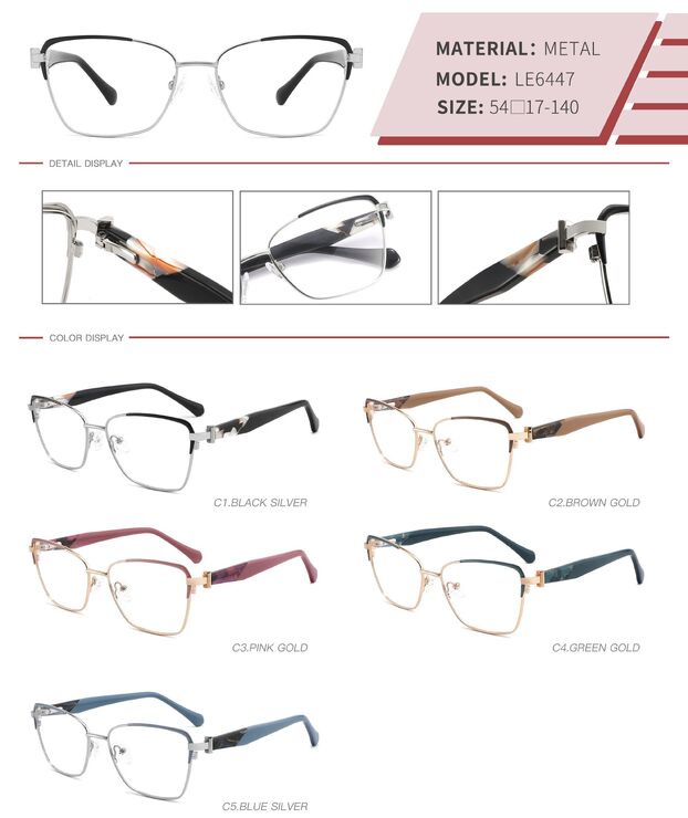 Оправа металлическая с флексом LE6447-DA