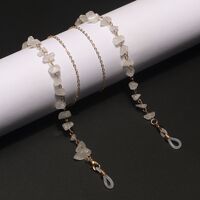 Fashion glasses chain natural stone transparent color GL1209