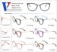 Plastic acetate TR90 + metall frame with spring hinges D1507-DA