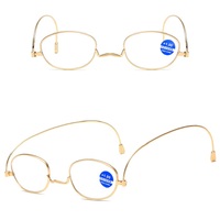 Metal eyeglasses for reading KY118 Blue ray cut, diopters from +1.00 to +4.00, PD62-64