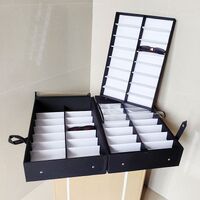 Mobile box (suitcase, trunk, organizer, display case) for frames and glasses for 64 slots JS-C230405