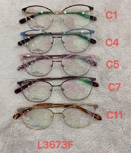 Metal frames for glasses L3673F