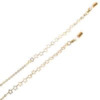 Металлическая нескользящая цепочка, cо звездами, для очков и масок GL093