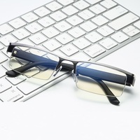 Folding metal eyeglasses with Blue Cut lenses XK-03
