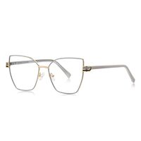 Metal + TR90 Blue Blocker glasses frame for women with UV and blue light protection lenses More FCS3145