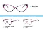 Plastic frames for glasses acetate material WD2180