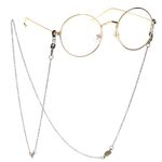 Металлическая нескользящая цепочка бронзового цвета, с цветком подсолнуха, для очков и масок GL139